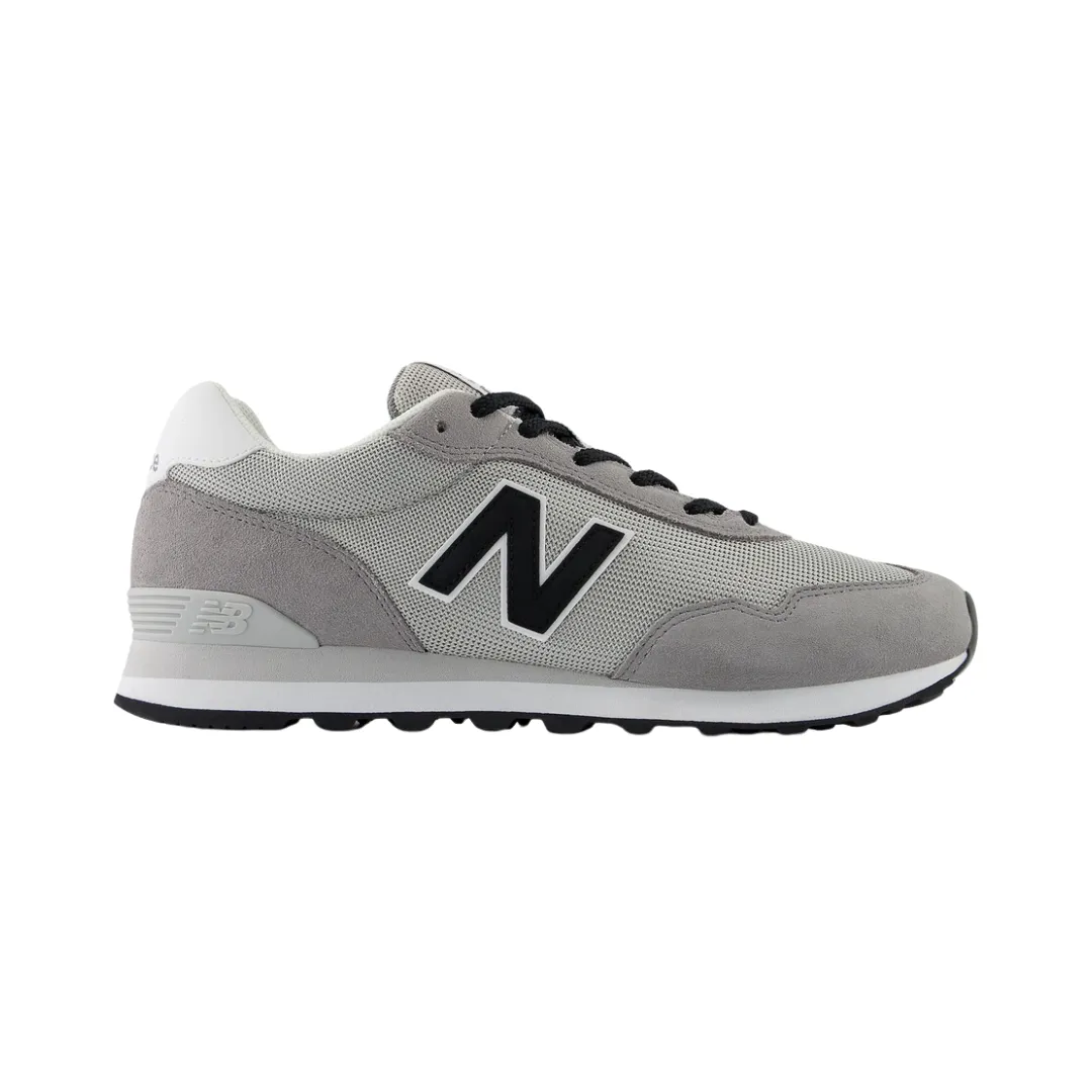cinder track running gear NEW BALANCE ML515AGG-2E 515 MN'S (Wide) Artic Grey/White Mesh & Suede Running Shoes