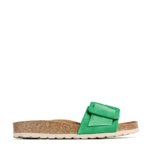 Supportive sole GINGER LEATHER BUCKLE SANDALS