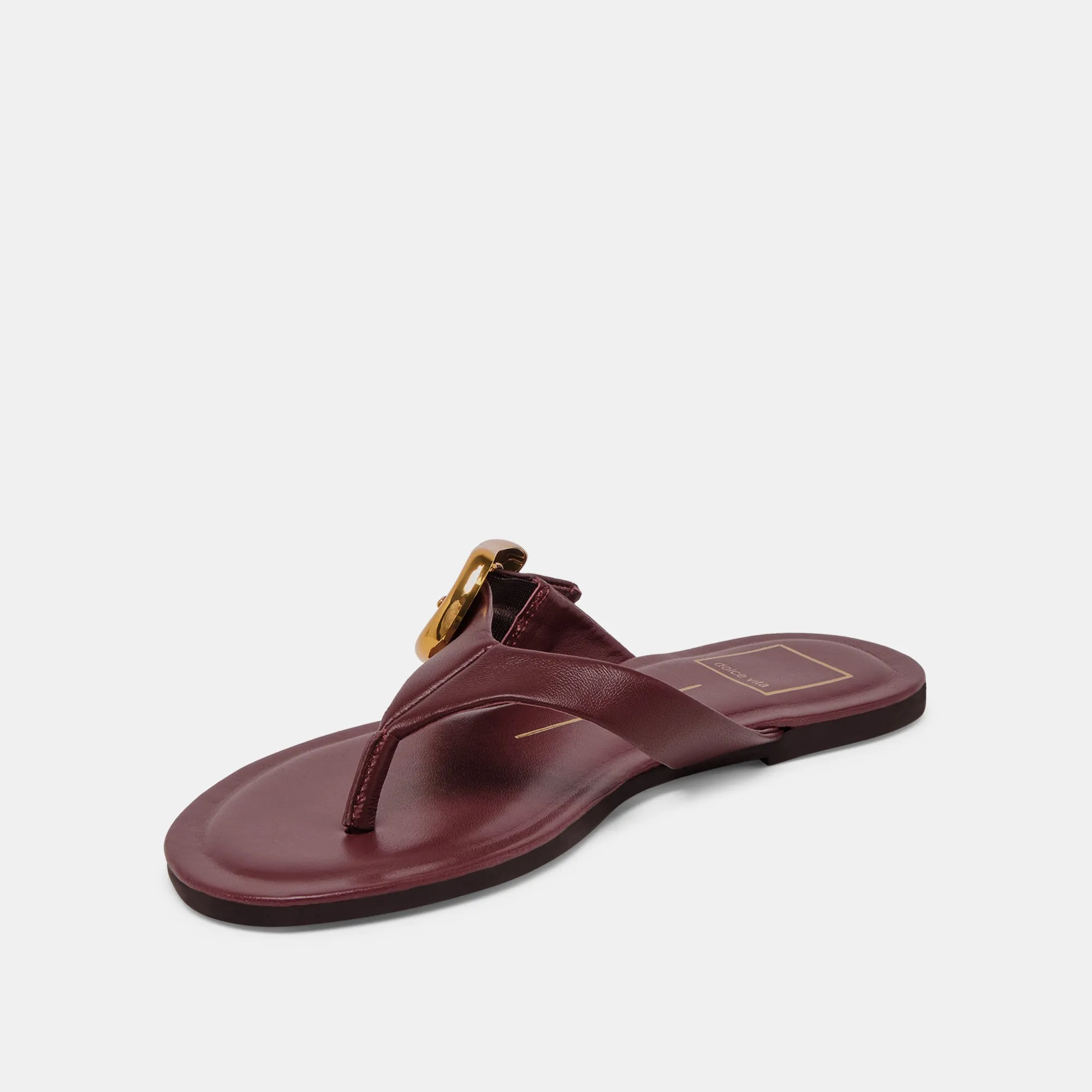 Comfort Zone ROSSA SANDALS BURGUNDY LEATHER