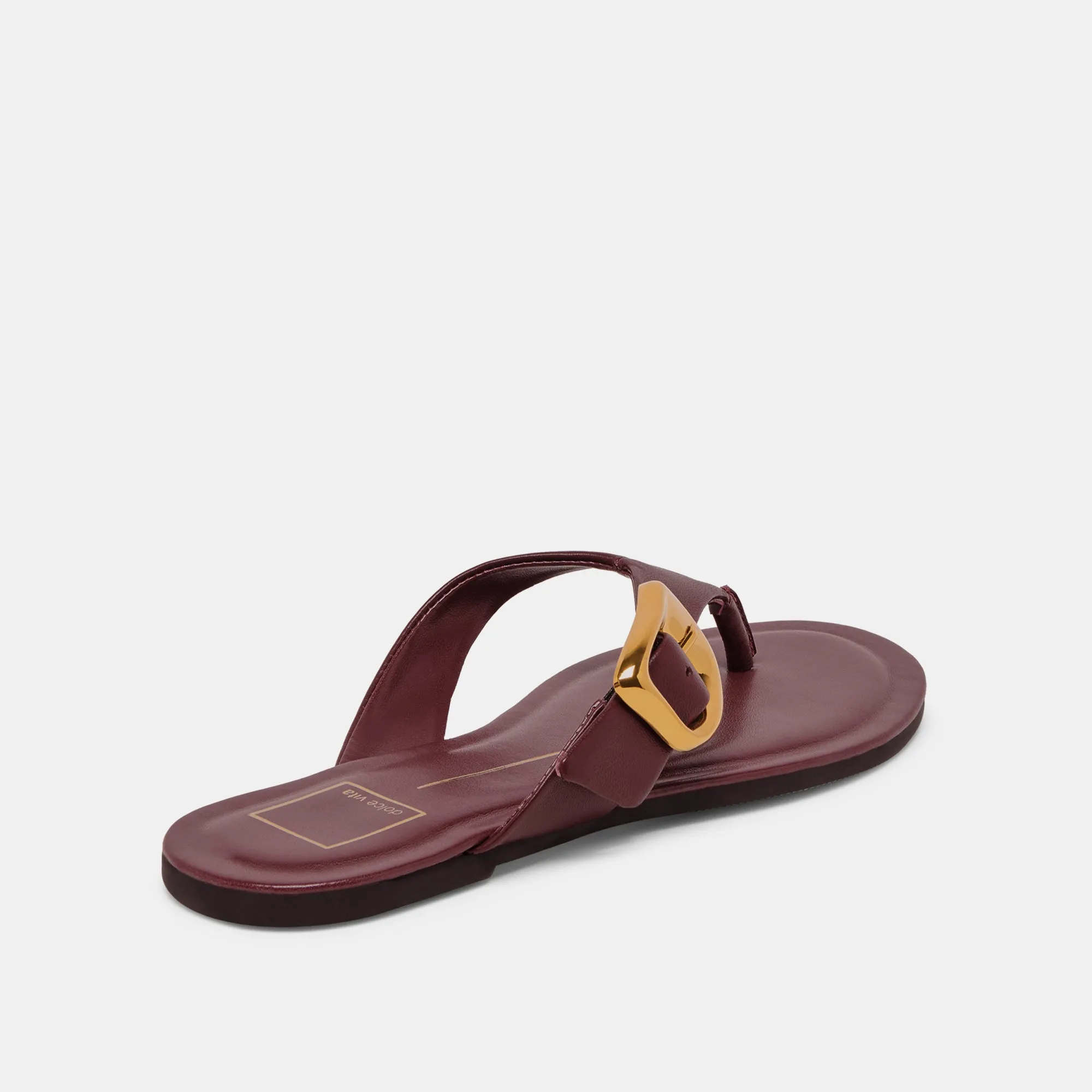 No Rub ROSSA SANDALS BURGUNDY LEATHER