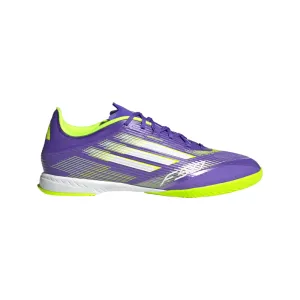 stability - provision - level Adidas F50 League IN Indoor Football Boots (Purple Rush/Cloud White/Lucid Lemon)