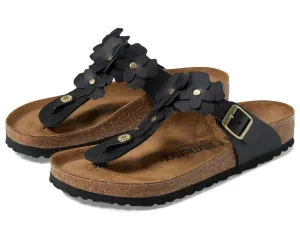 Birkenstock Gizah Leather Flowers Durable Material