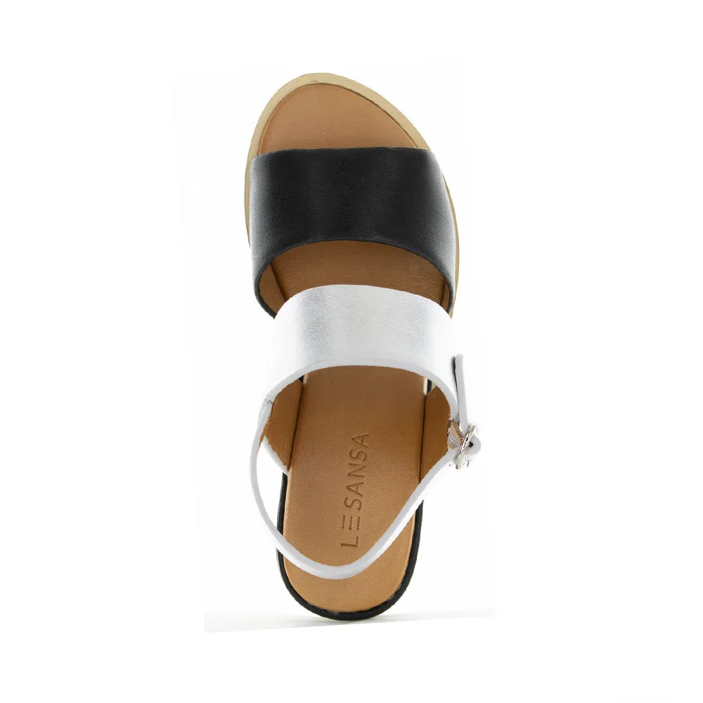 LE SANSA TESS BLACK SILVER walkers' stability Vegan