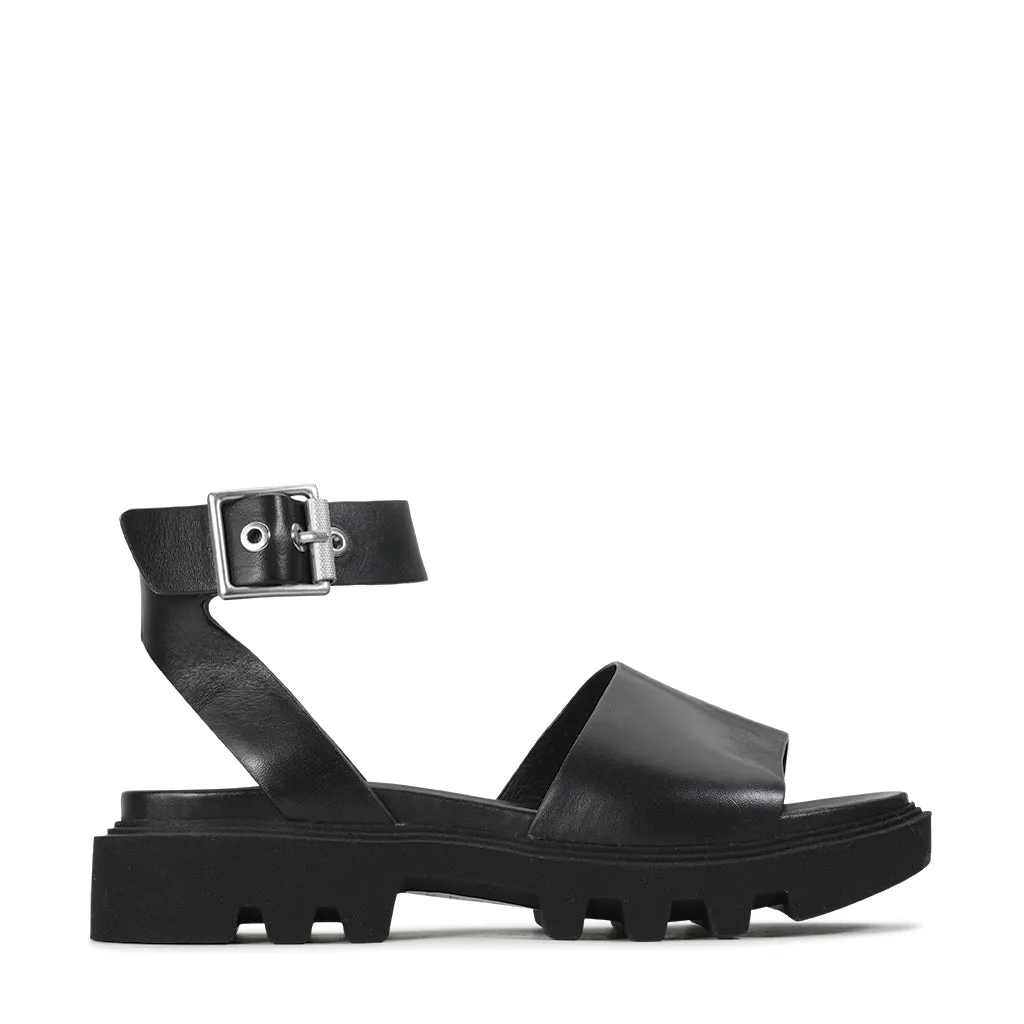 In-demand adjustable - strap FLIGHTEN LEATHER CHUNKY SANDAL