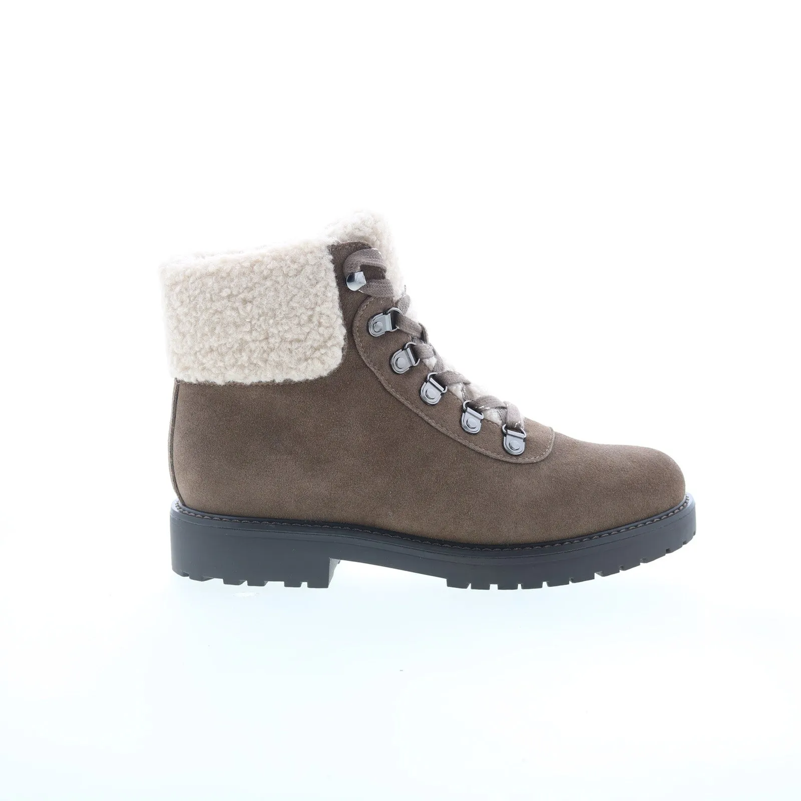 Easy Spirit Luanna 8 Martha Stewart Womens Brown Wide Casual Dress Boots Soft Leather Soft Touch