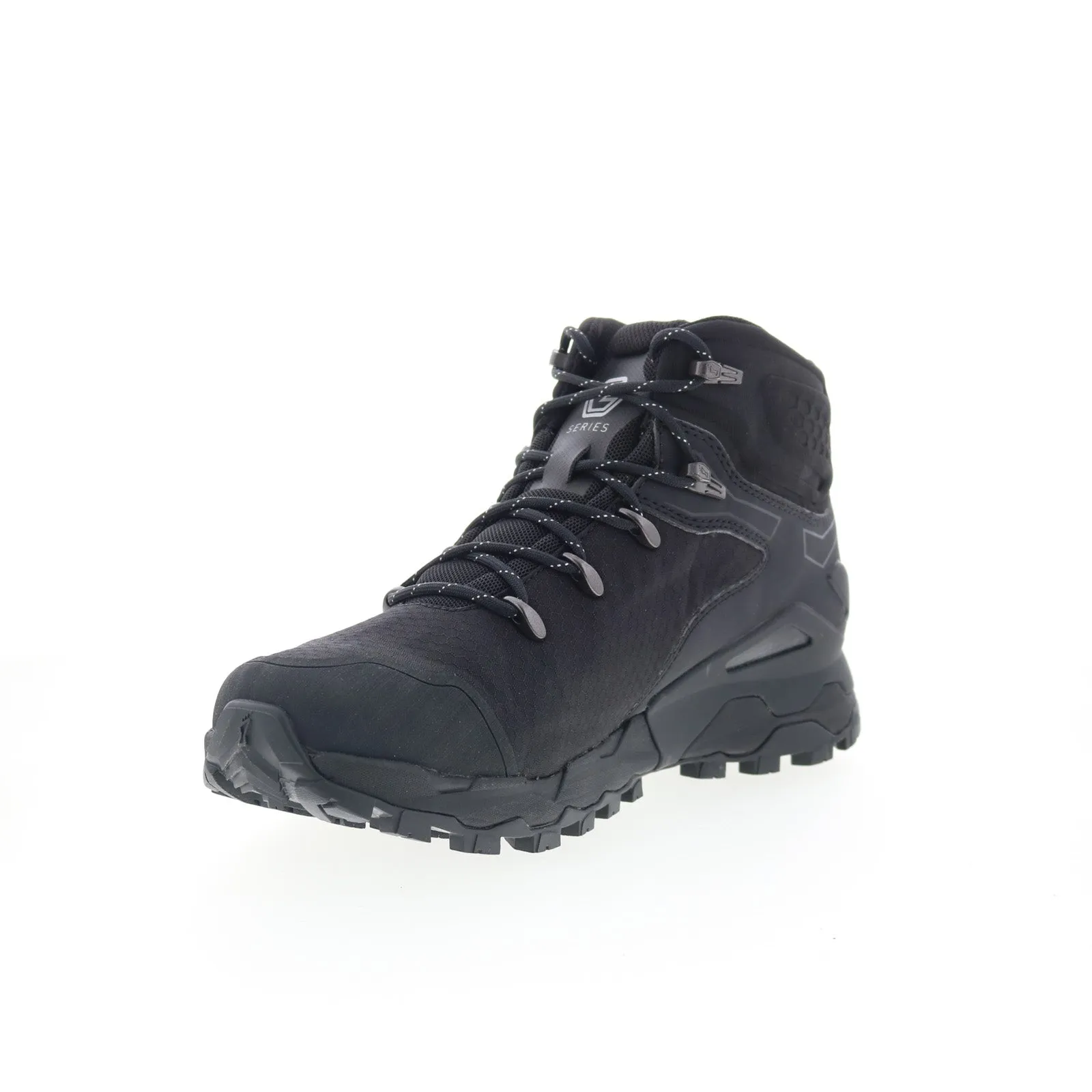 Minimal Design Camouflage Pattern Inov-8 Roclite Pro G 400 GTX V2 001073-BK Mens Black Synthetic Hiking Boots