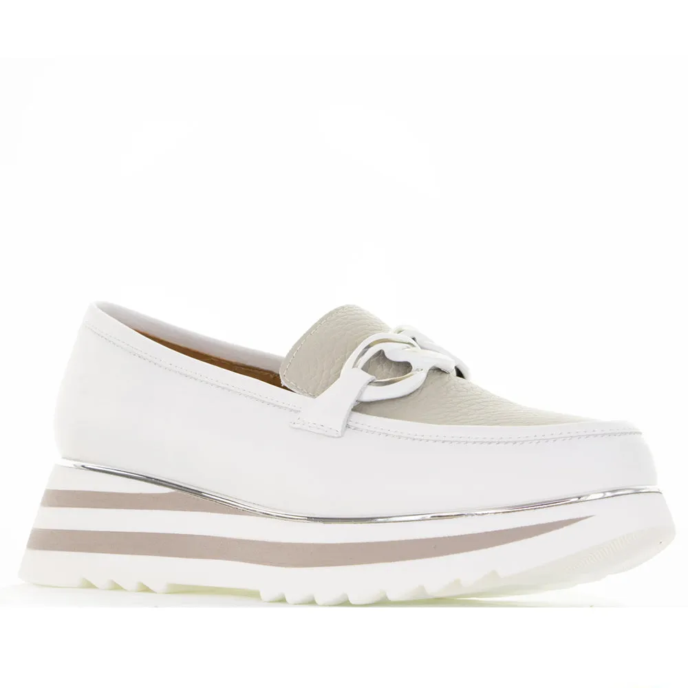ALFIE & EVIE HITCH WHITE GREY Court Fast