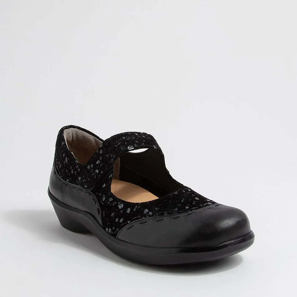 Comfort Step Stylish ZIERA GUMMIBEAR BLACK SPARKLEY