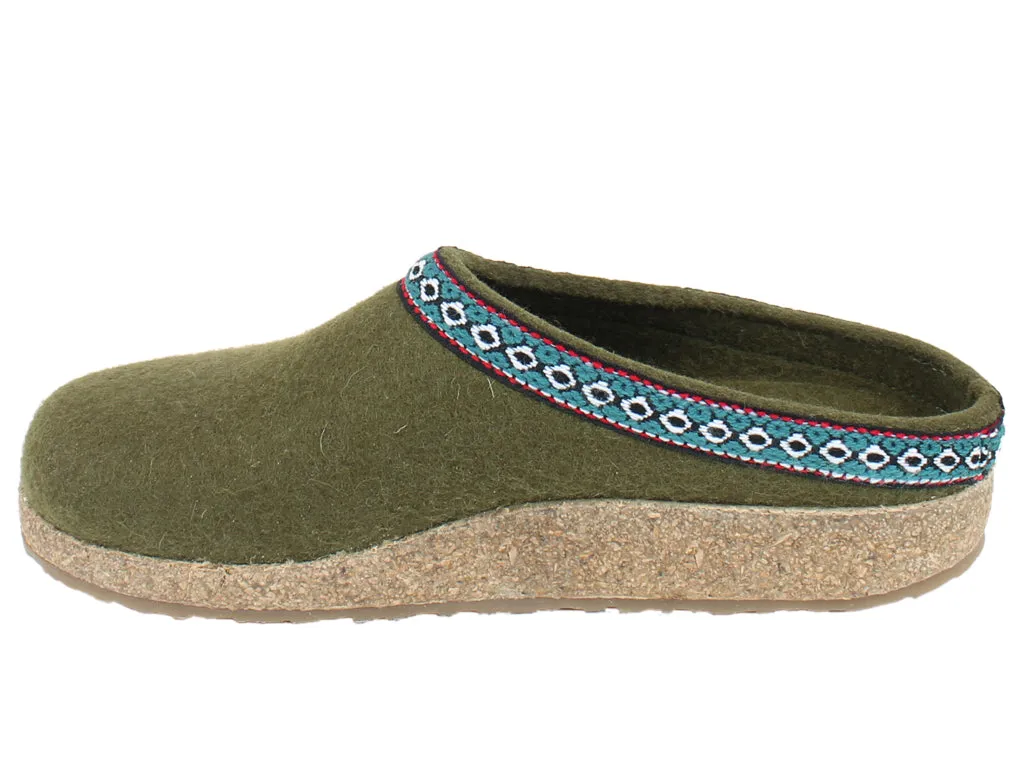 Haflinger Clogs Grizzly Franzl Olive Stage Pop Pool Time