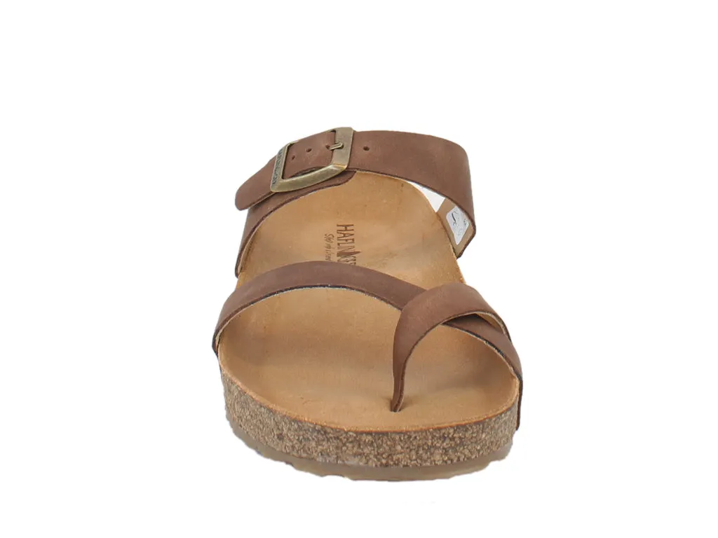 Haflinger Sandals Juno Country Brown Modern Bold Zip Fast