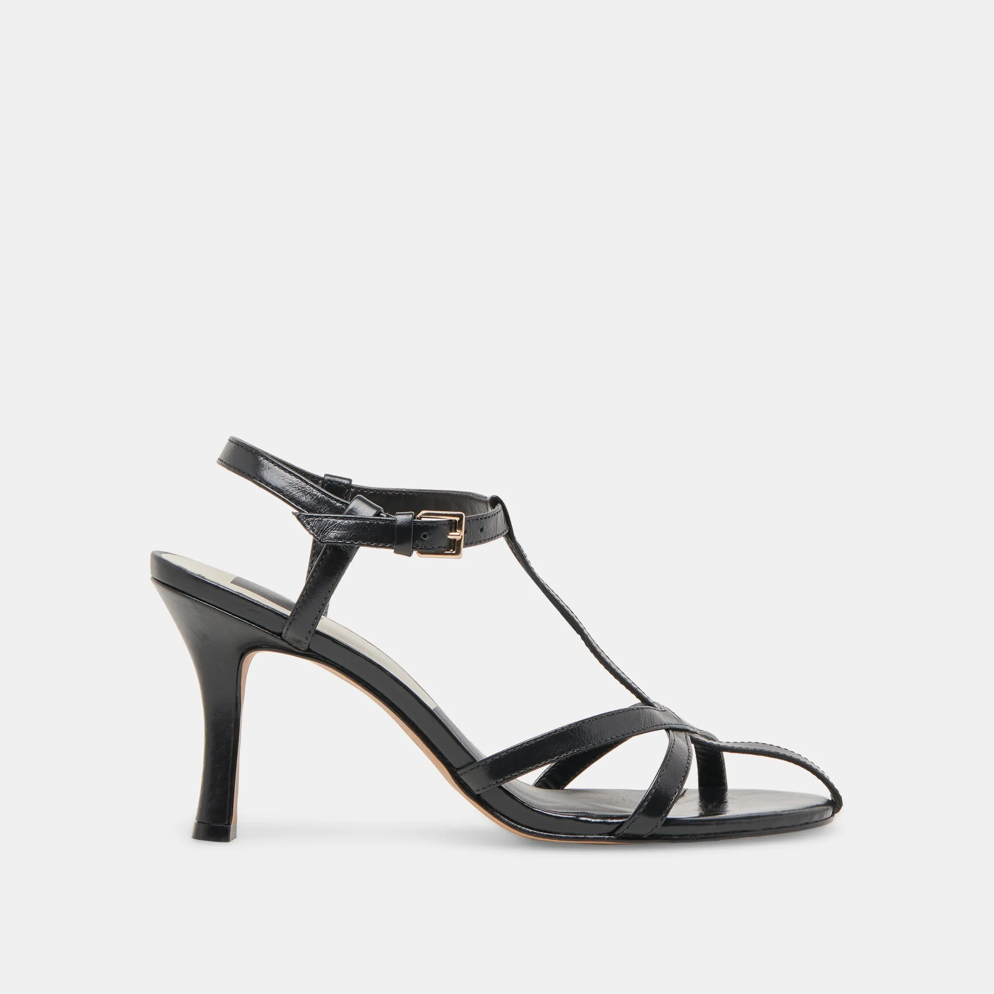 LIANE HEELS MIDNIGHT CRINKLE PATENT High Density Colorful High Heels