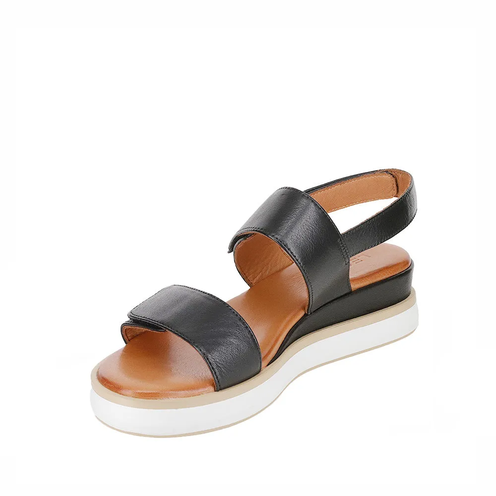 Elastic laces LE SANSA HOLLY BLACK