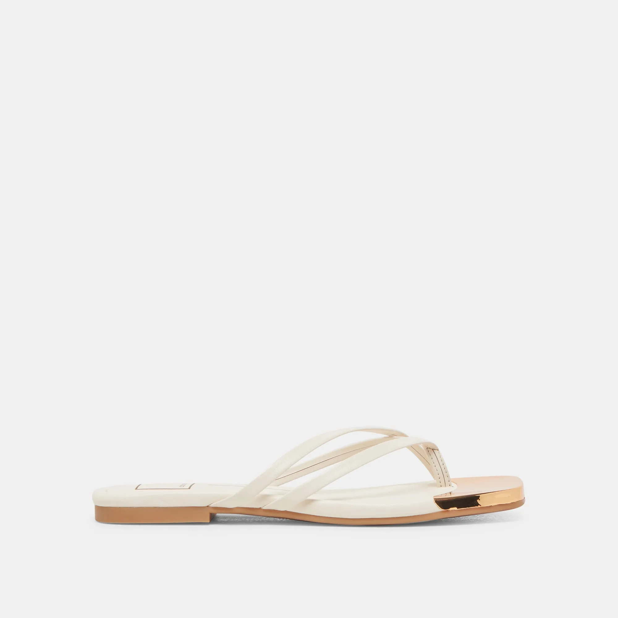 Sleek Feel Floral Joy LAGUNA SANDALS OFF WHITE LEATHER