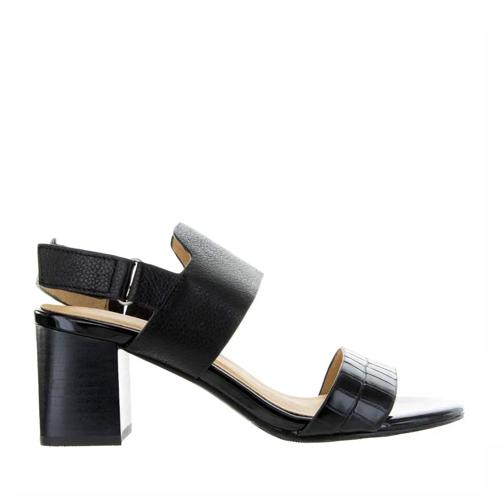 Attractive beach shoes Bresley Signal Black Croc
