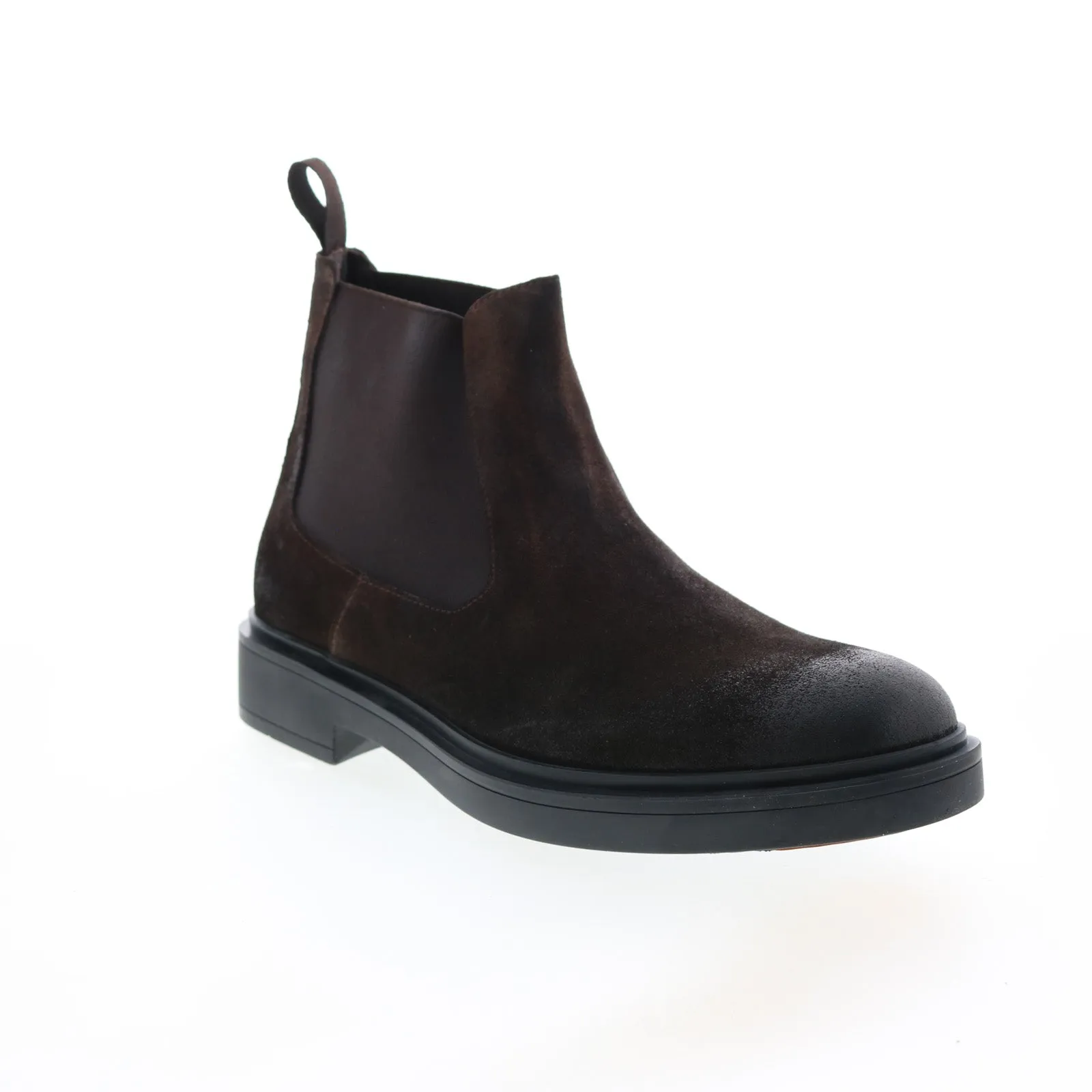 Winter Comfort Bruno Magli Paris MB2PARC1 Mens Brown Suede Slip On Chelsea Boots