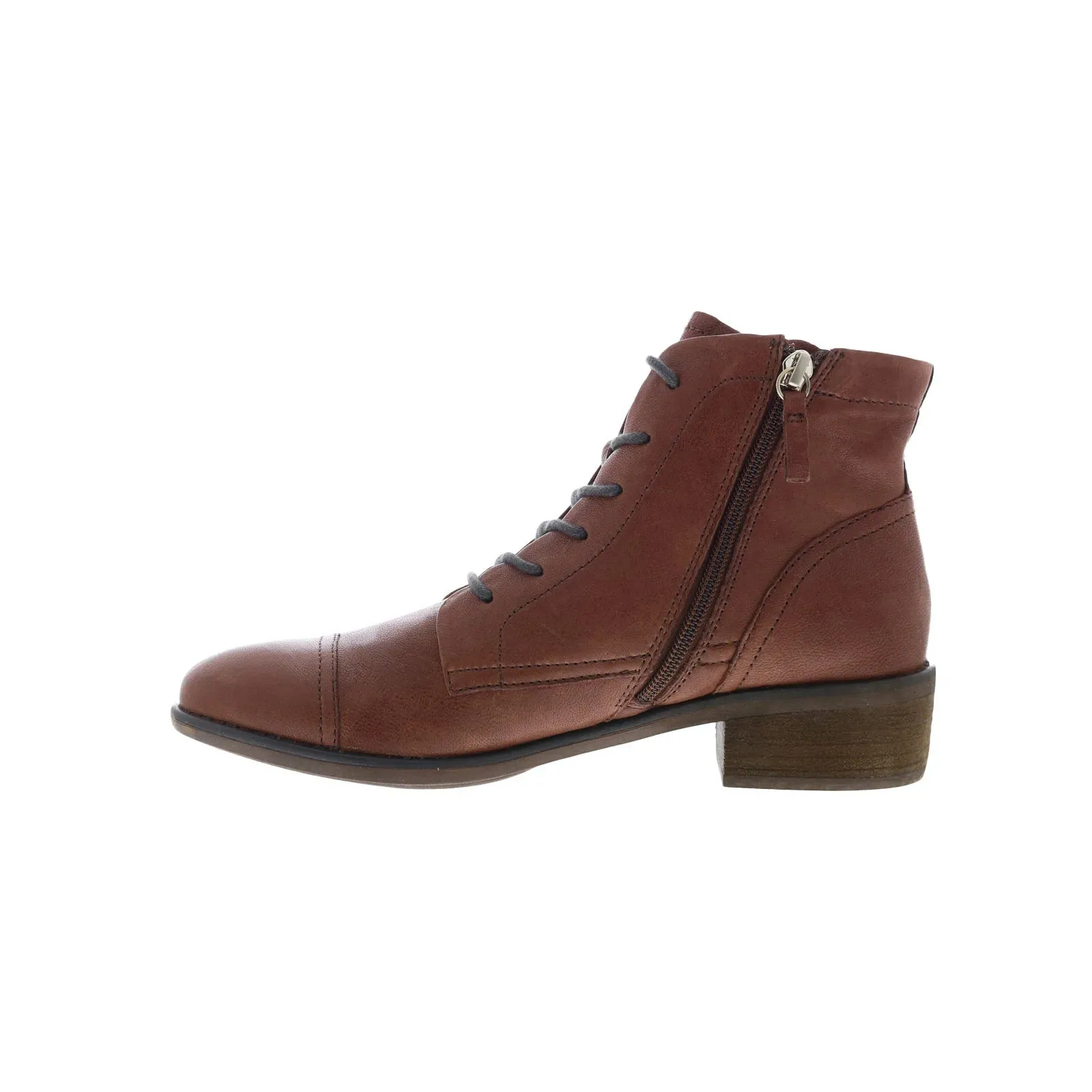 Comfortiva Cordia CT0006800 Womens Brown Leather Lace Up Casual Dress Boots Ready For Adventure Heavy Weather