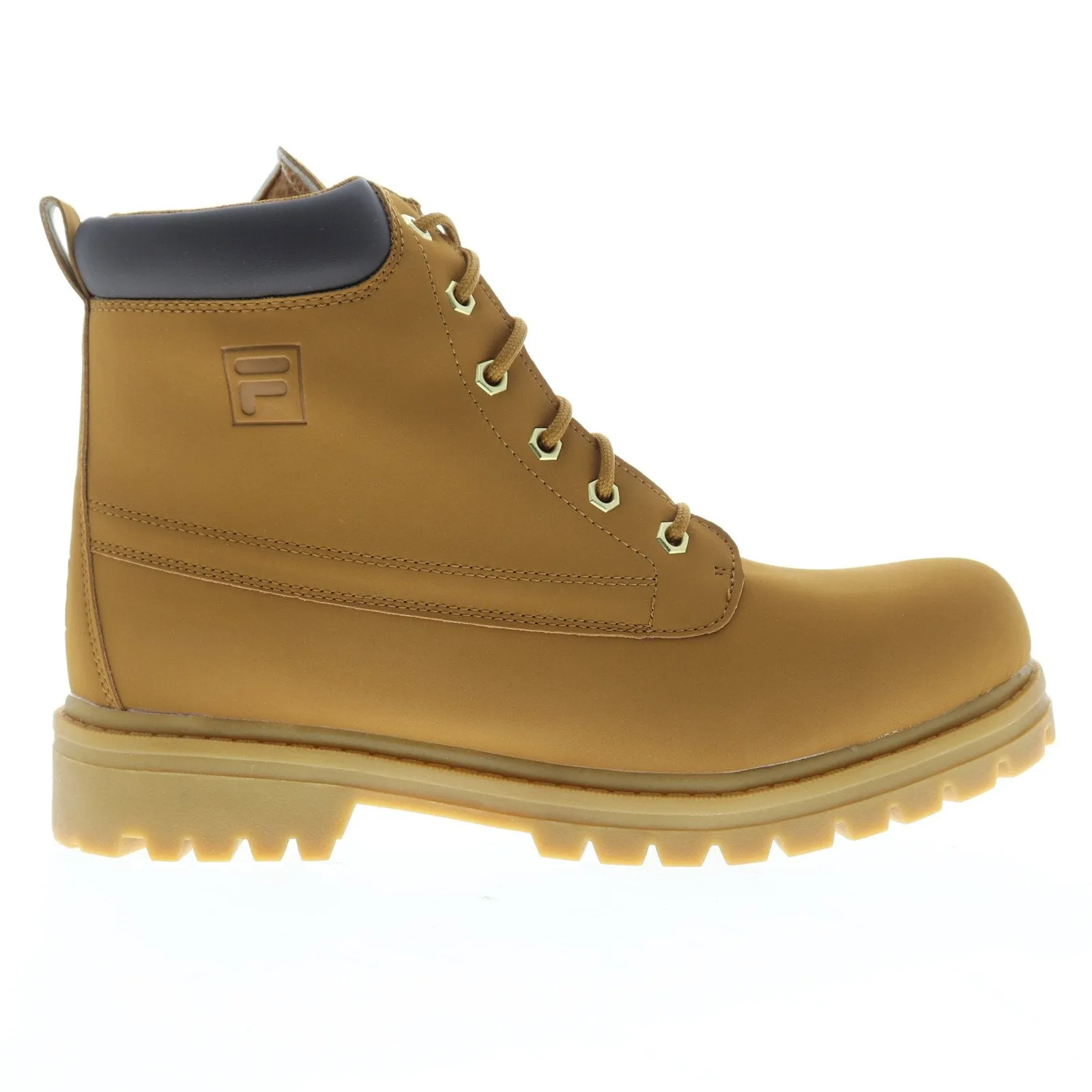 Dual Lined Comfort Step Fila Edgewater 12 1SH40063-206 Mens Brown Synthetic Lace Up Boots