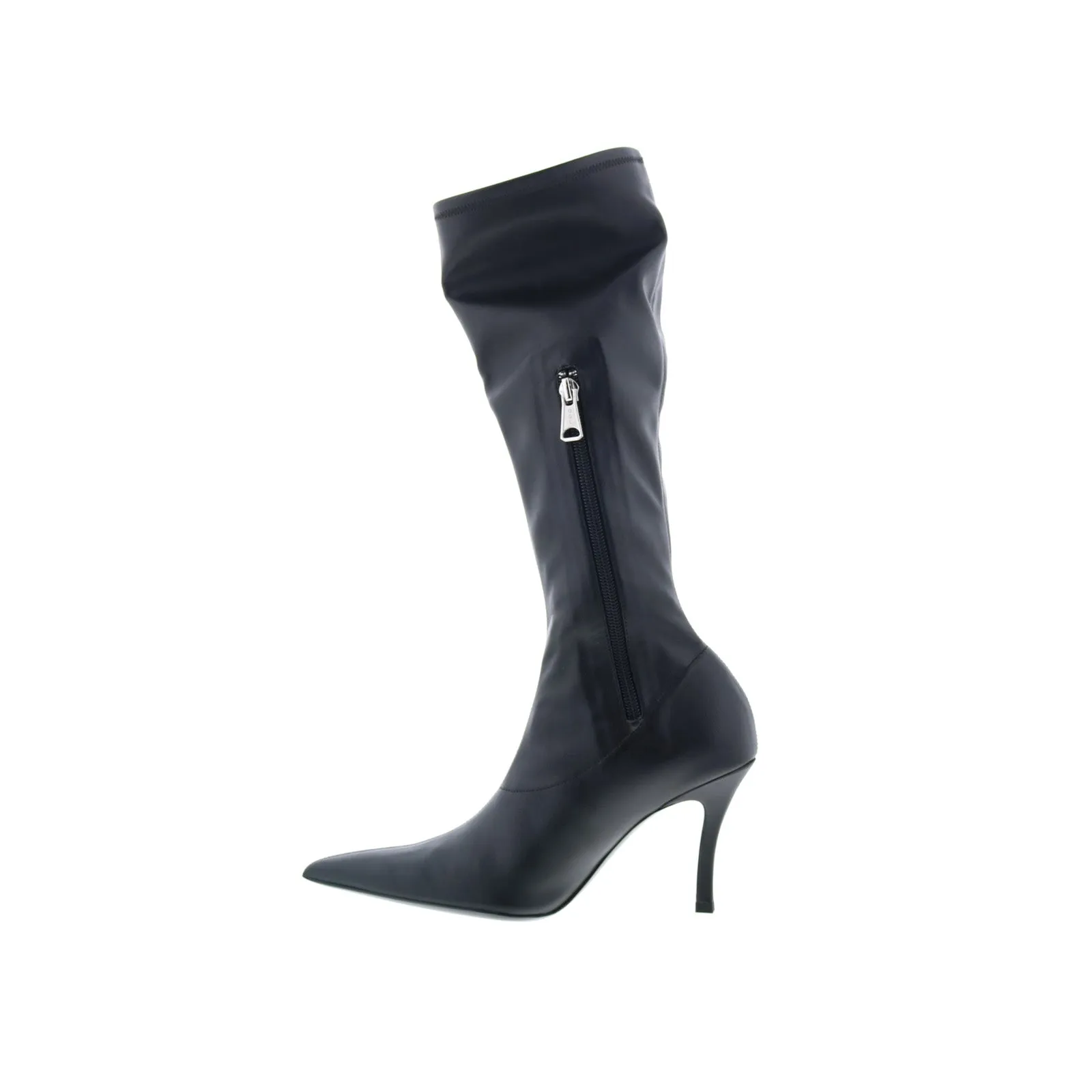 Windproof Design Diesel D-Venus KBT Y02917-P4727-T8013 Womens Black Leather Knee High Boots