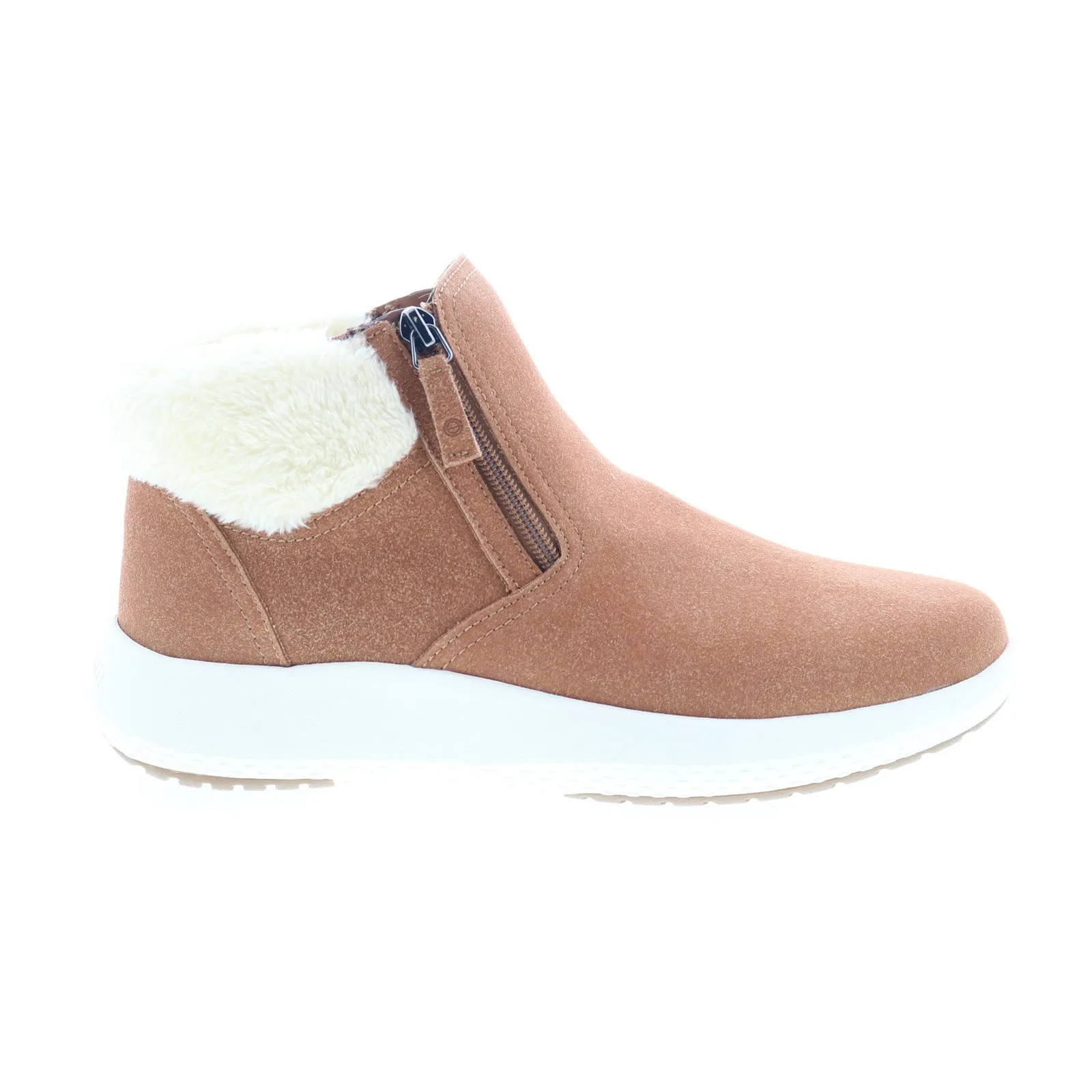 Comfortable Feeling Everyday Walk Easy Spirit Elin 3 SEELIN3 Womens Brown Wide Canvas Casual Dress Boots