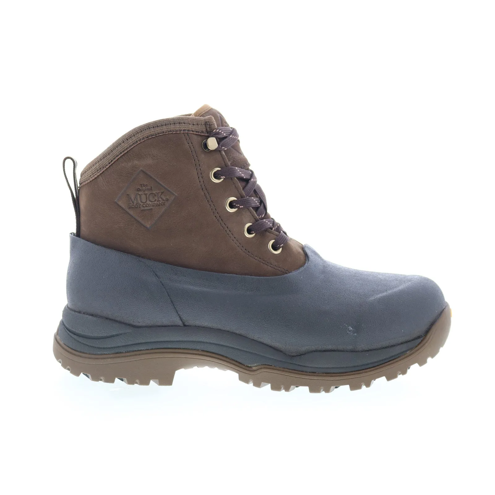 Original Muck Arctic Outpost Lace Ankle MOAV900 Mens Brown Suede Winter Boots Breathable Interior