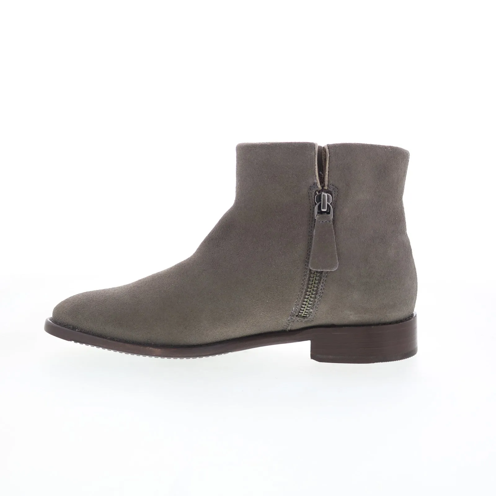 Johnston & Murphy Liliana 78-51960 Womens Gray Suede Casual Dress Boots Transitional Season Performance Wear