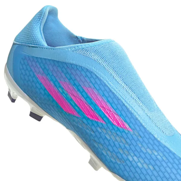 adidas X Speedflow .3 LL Firm Ground Soccer Cleats (Sky Rush/Team Shock) Cushion Heel