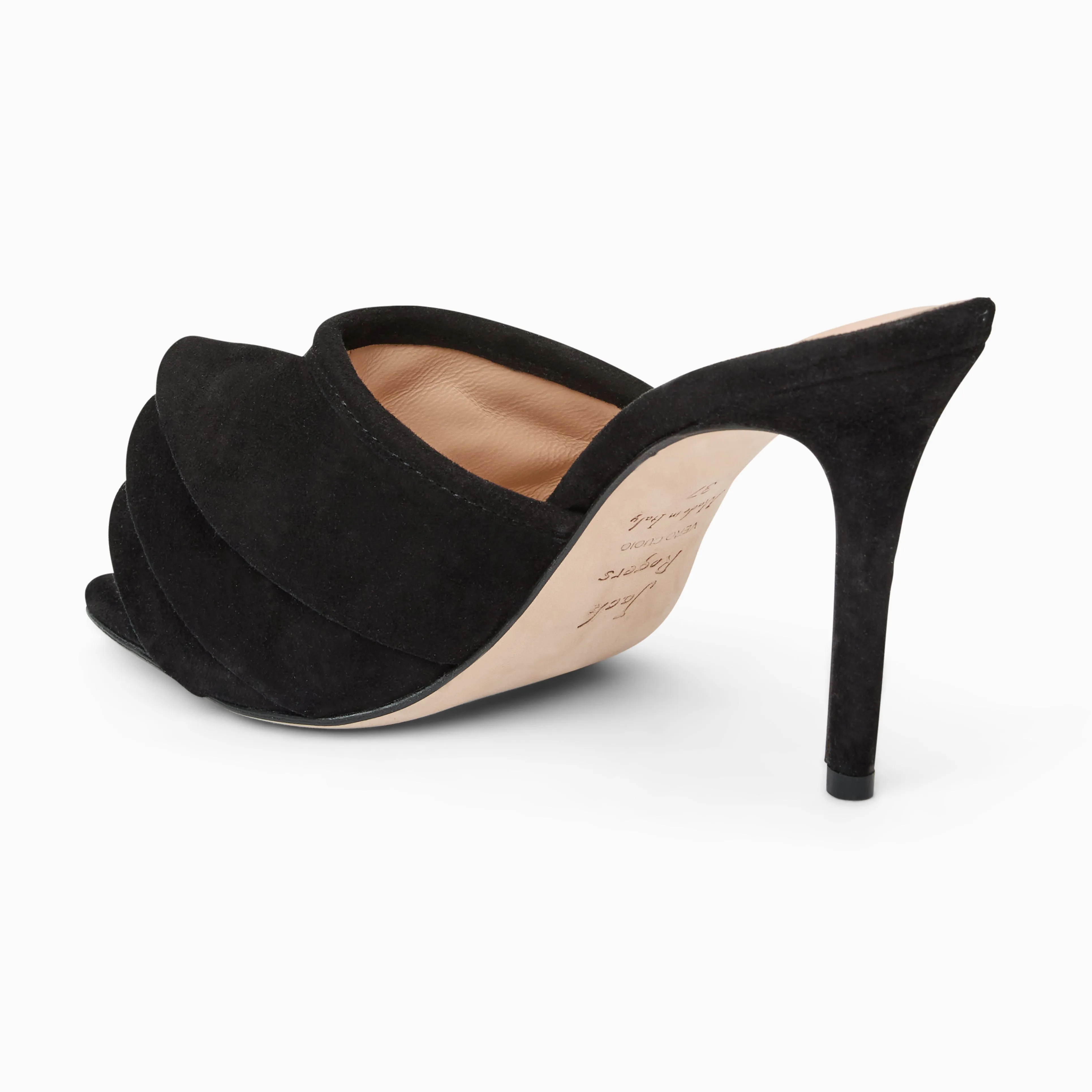 Street Cool Work Life Beatrice Suede Ruffle Heel