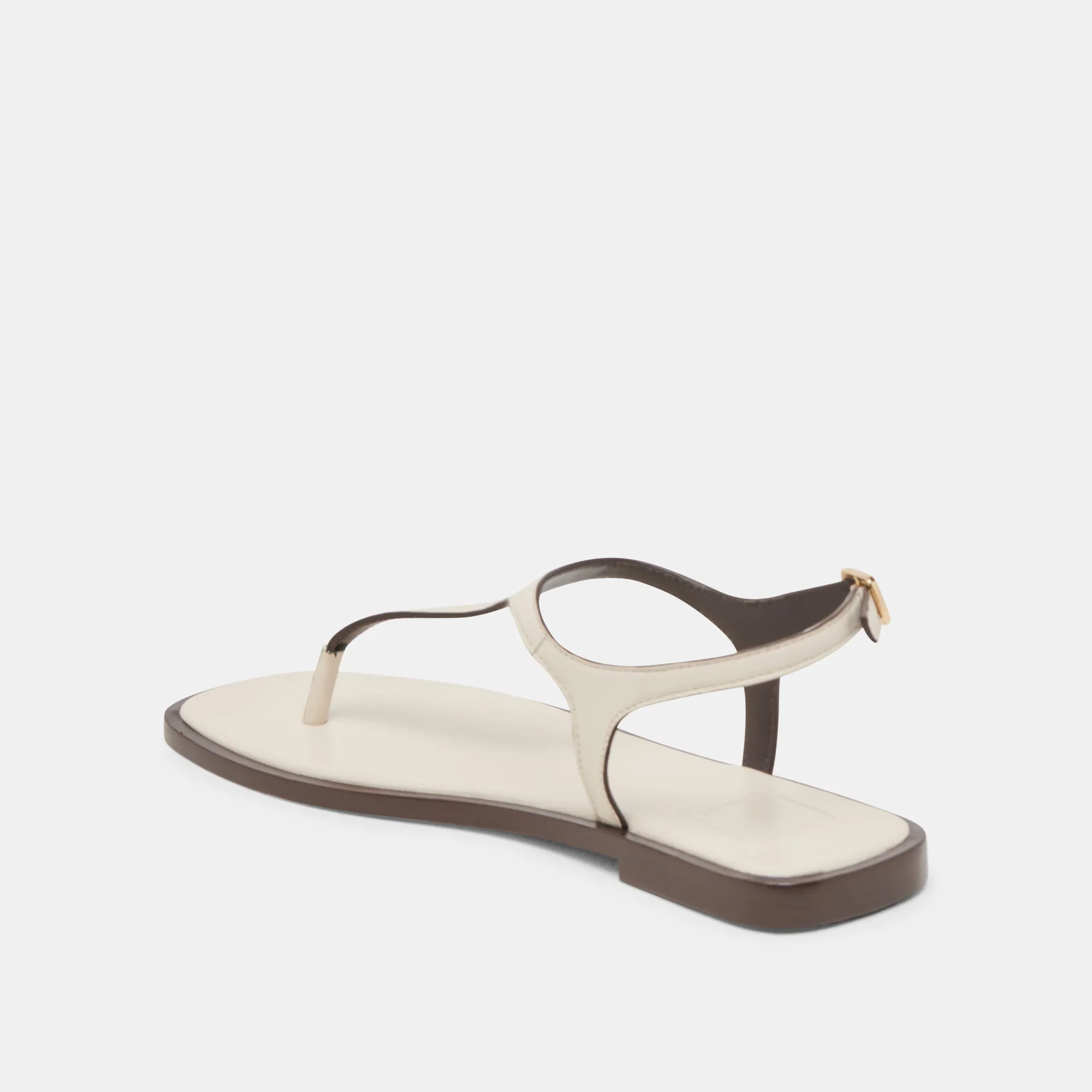 Style Match Classic Summer Shoes RAYE SANDALS IVORY LEATHER