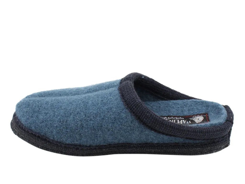 Haflinger Slippers Alaska Taubenblau Quick Sandal Walk Soft Slide