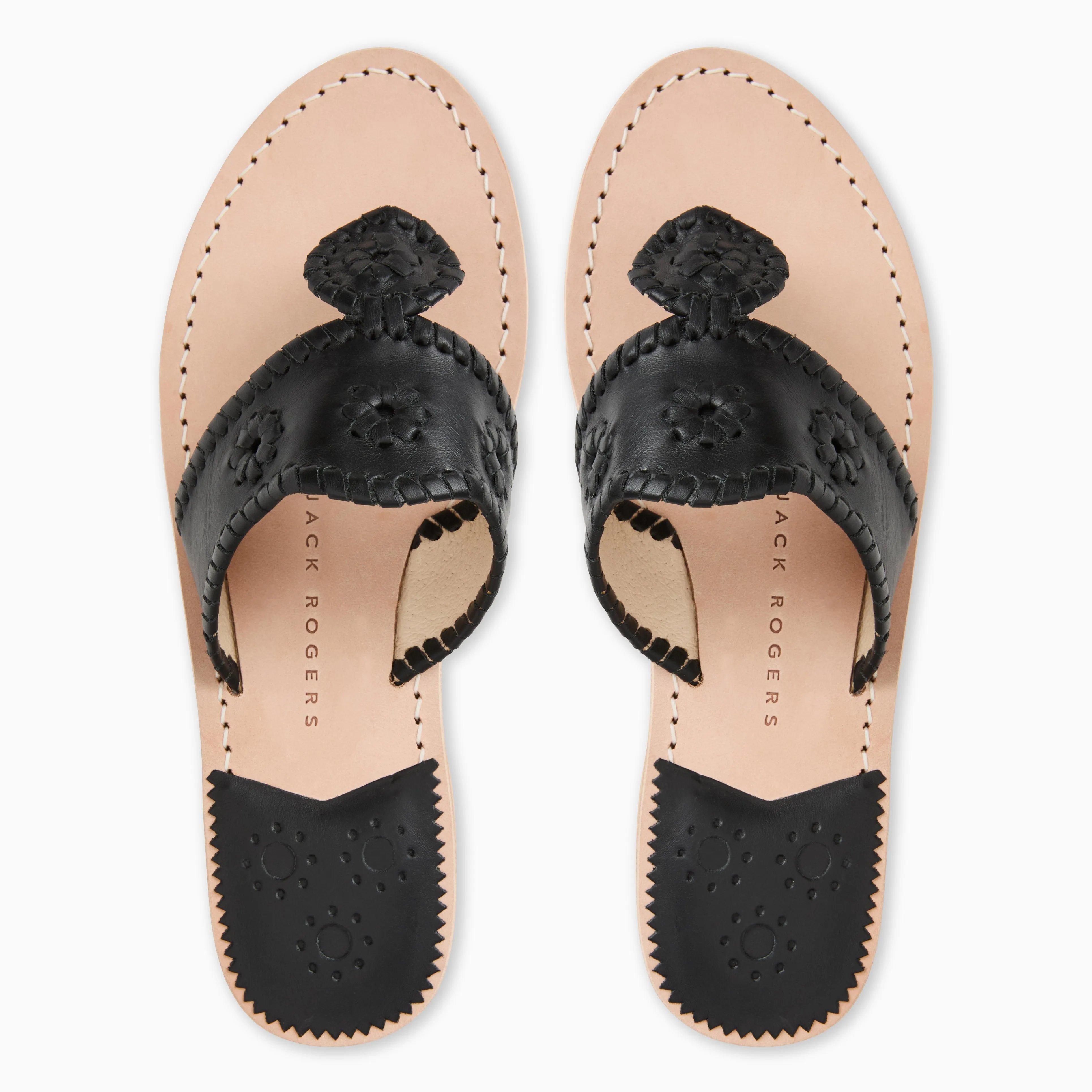 Closet Core Air Dry Jacks Wide Width Leather Flat Sandal