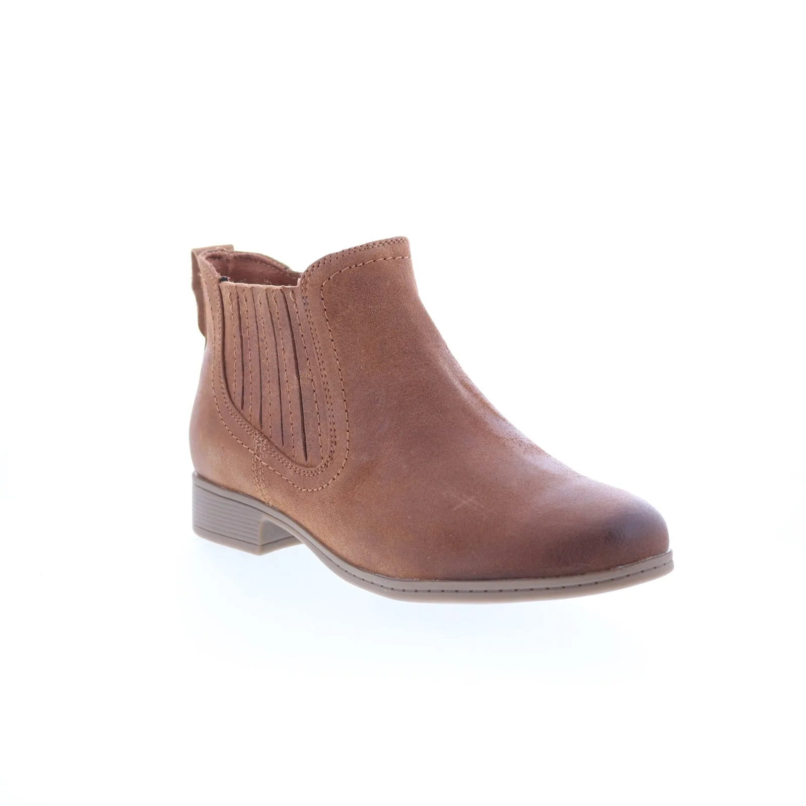 Urban Commute Cobb Hill Crosbie Panel CJ2618 Womens Brown Leather Ankle & Booties Boots