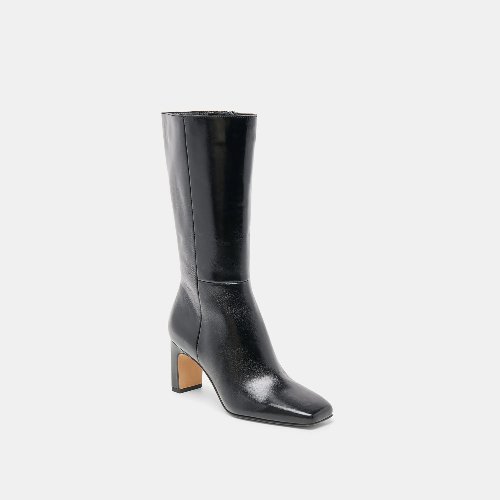 Multi-Purpose Cushioned Base RIGGS BOOTS BLACK LEATHER