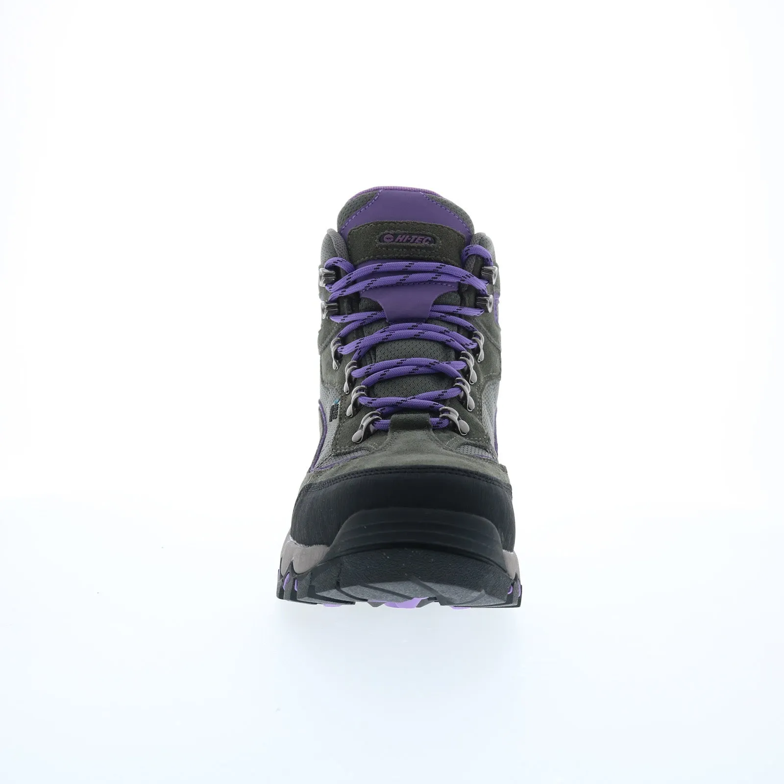 Tough Weather Hi-Tec Skamania Mid Waterproof CH80049W-N Womens Gray Suede Hiking Boots