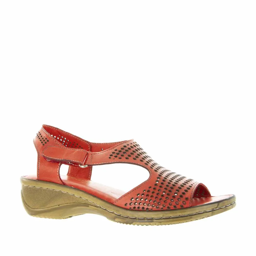CABELLO RE 640 RED Comfortable Outdoor Shoes Cool Surface