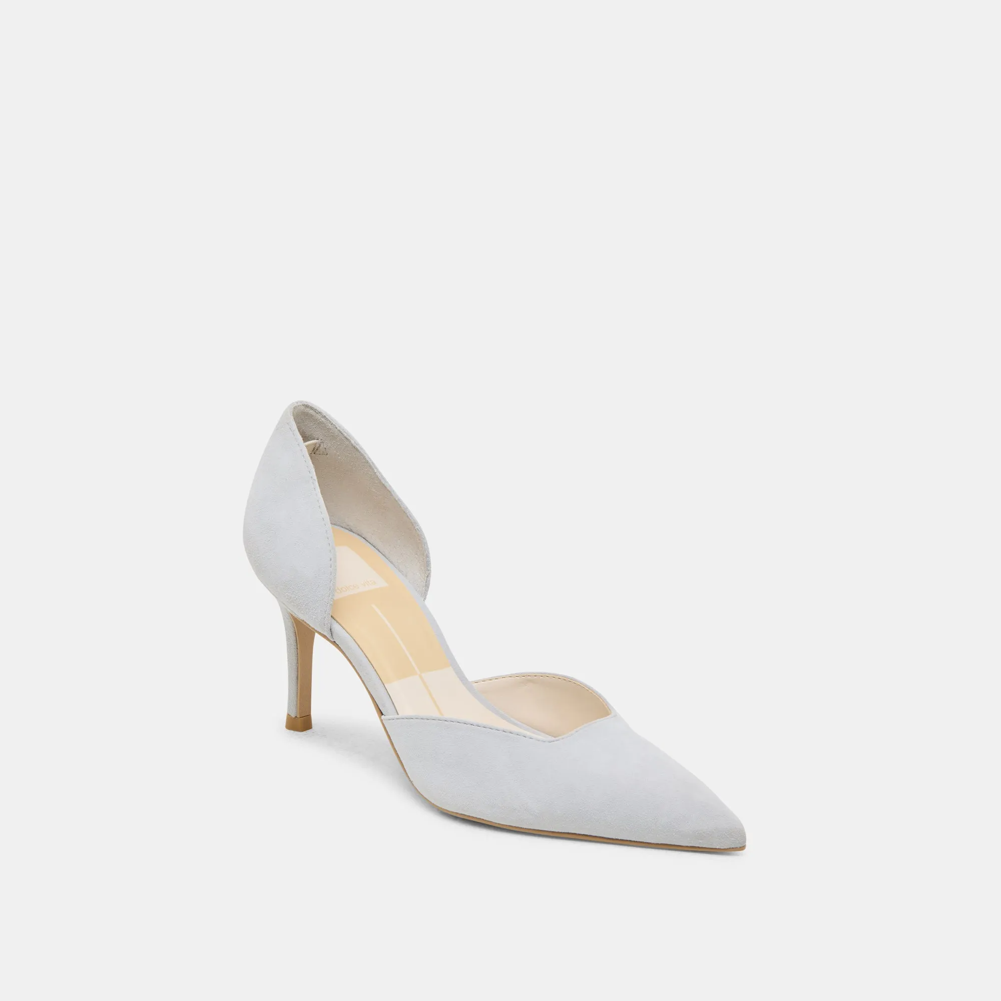 ELOY HEELS LIGHT BLUE SUEDE Comfortable Stiletto Sandals