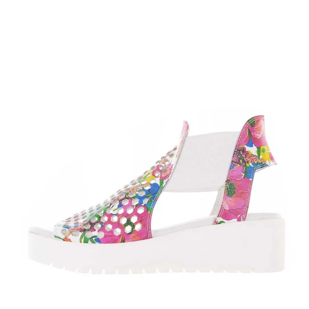 DJANGO & JULIETTE ODEYA WHITE FLOWERMANIA Lite Wear Walk Lightly
