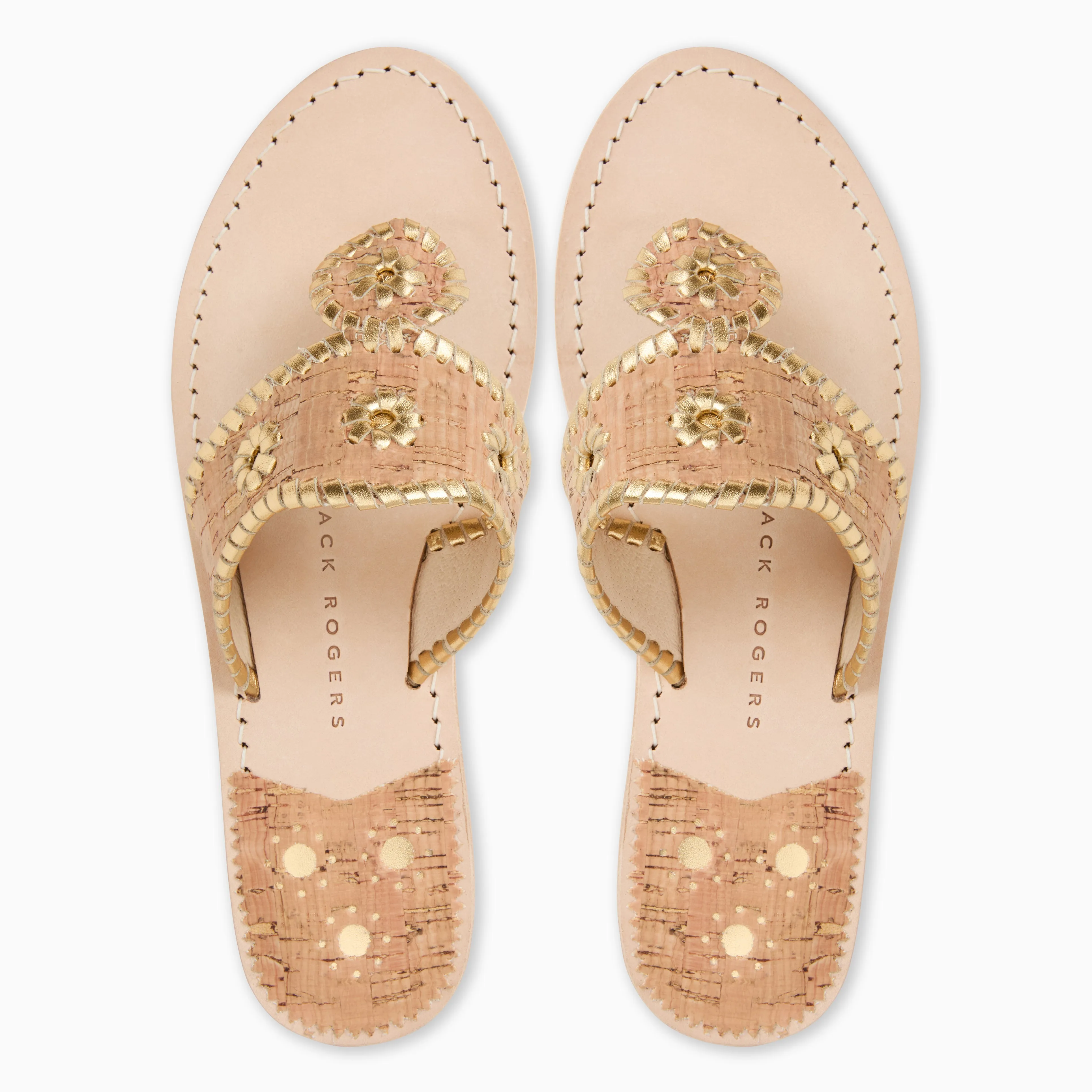 Jacks Wide Width Leather Flat Sandal Style Pop