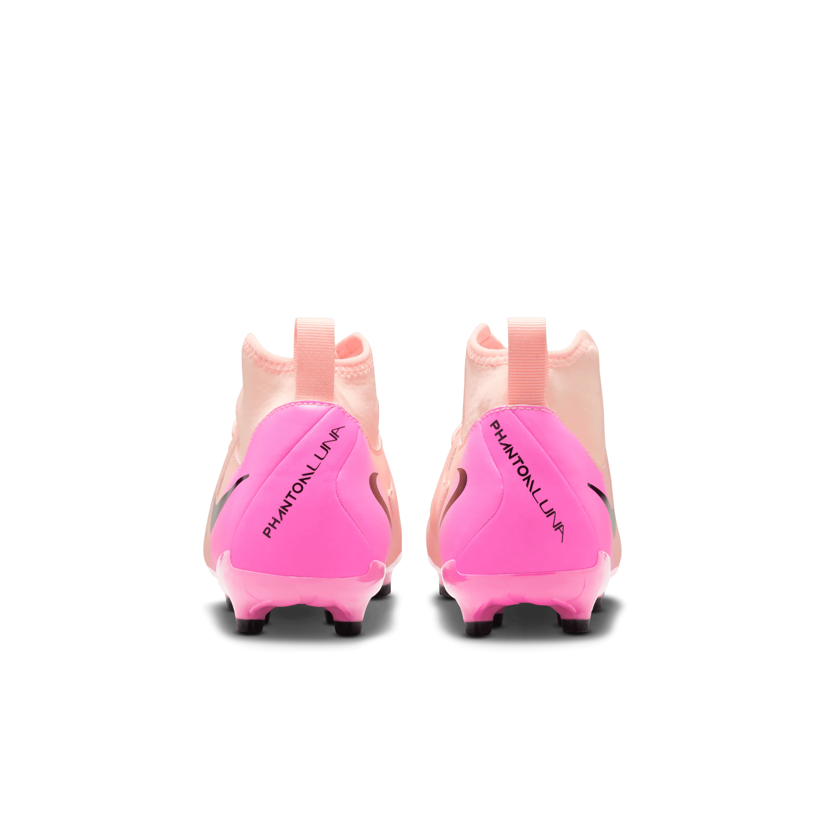 warm glow Nike Jr. Phantom Luna 2 Academy FG/MG Football Boots (Crimson Tint/Black/Pink Blast)