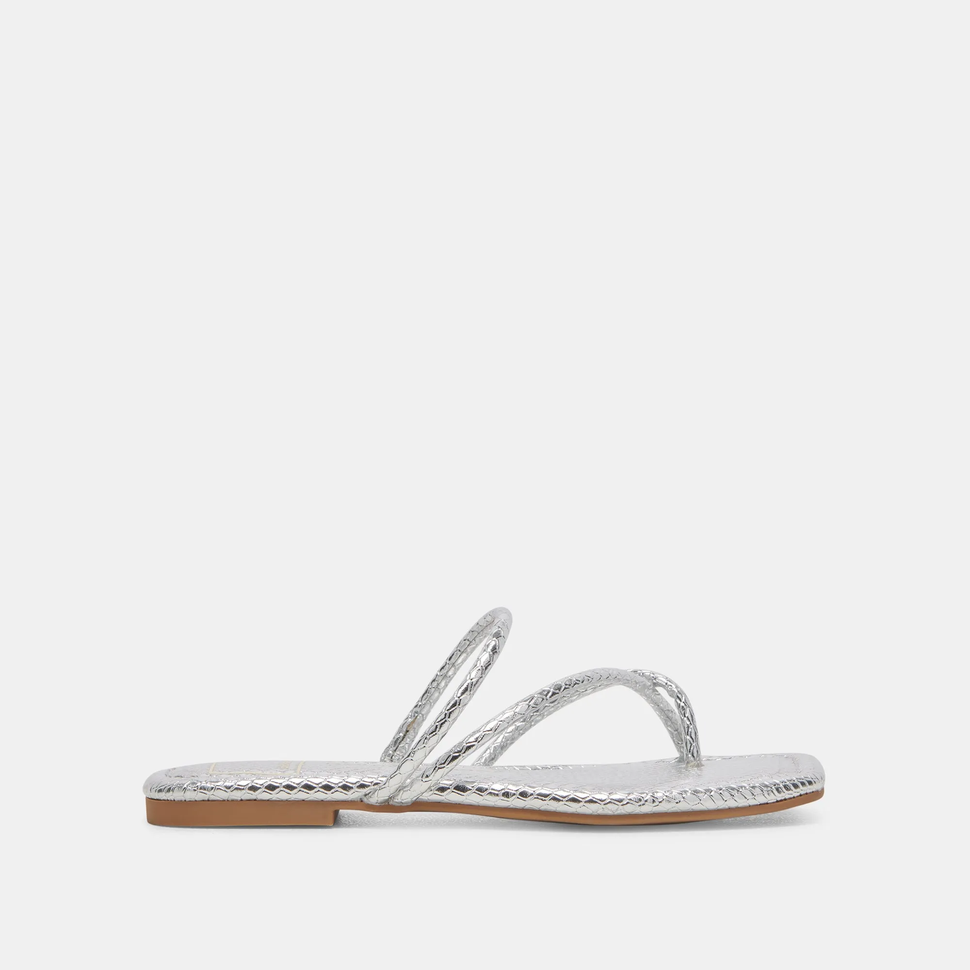 LEANNA SANDALS SILVER EMBOSSED STELLA Breath Ease Practical Outdoor Footwear