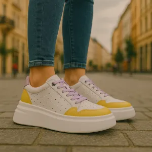 Supportive Lining All-weather flair TAMARA LONDON BORNA WHITE SUNNY