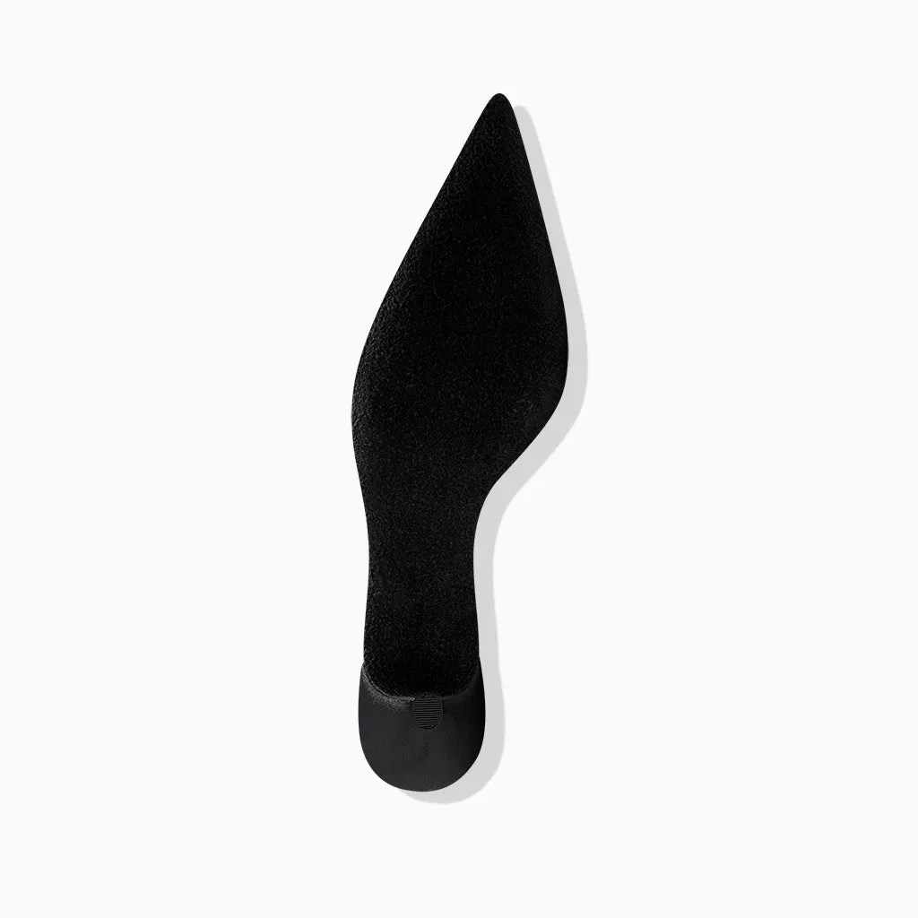 Debra Sling Back Kitten Heel Harbor Mood