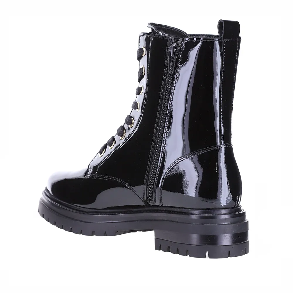 Chunky LE SANSA COOLIE BLACK PATENT