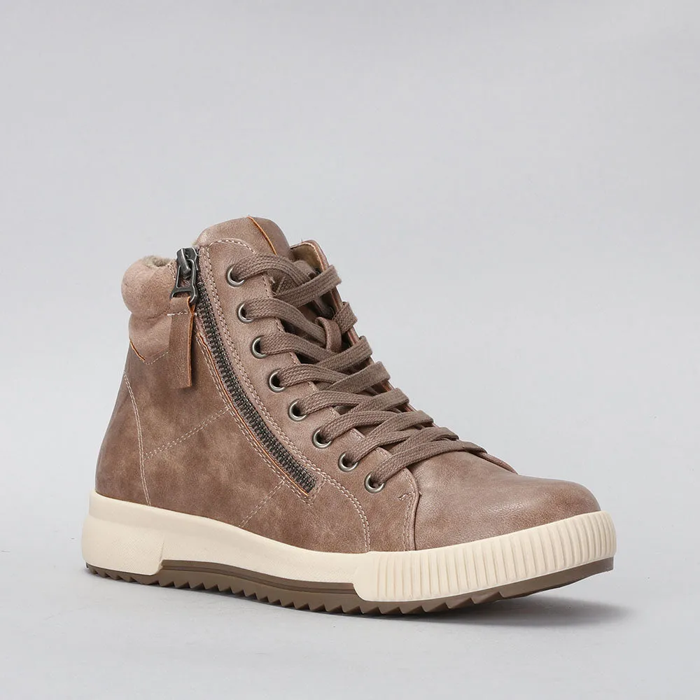 CC RESORTS GUMI TAUPE synthetic leather