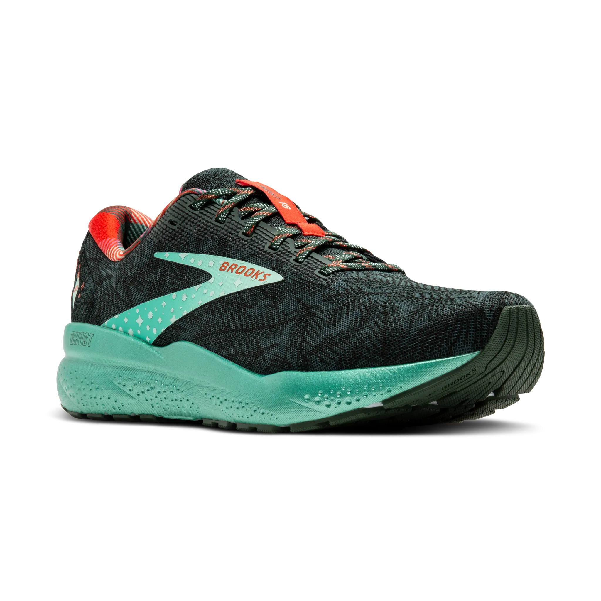Men's Ghost 16 FlyteFoam futuristic - themed running wear