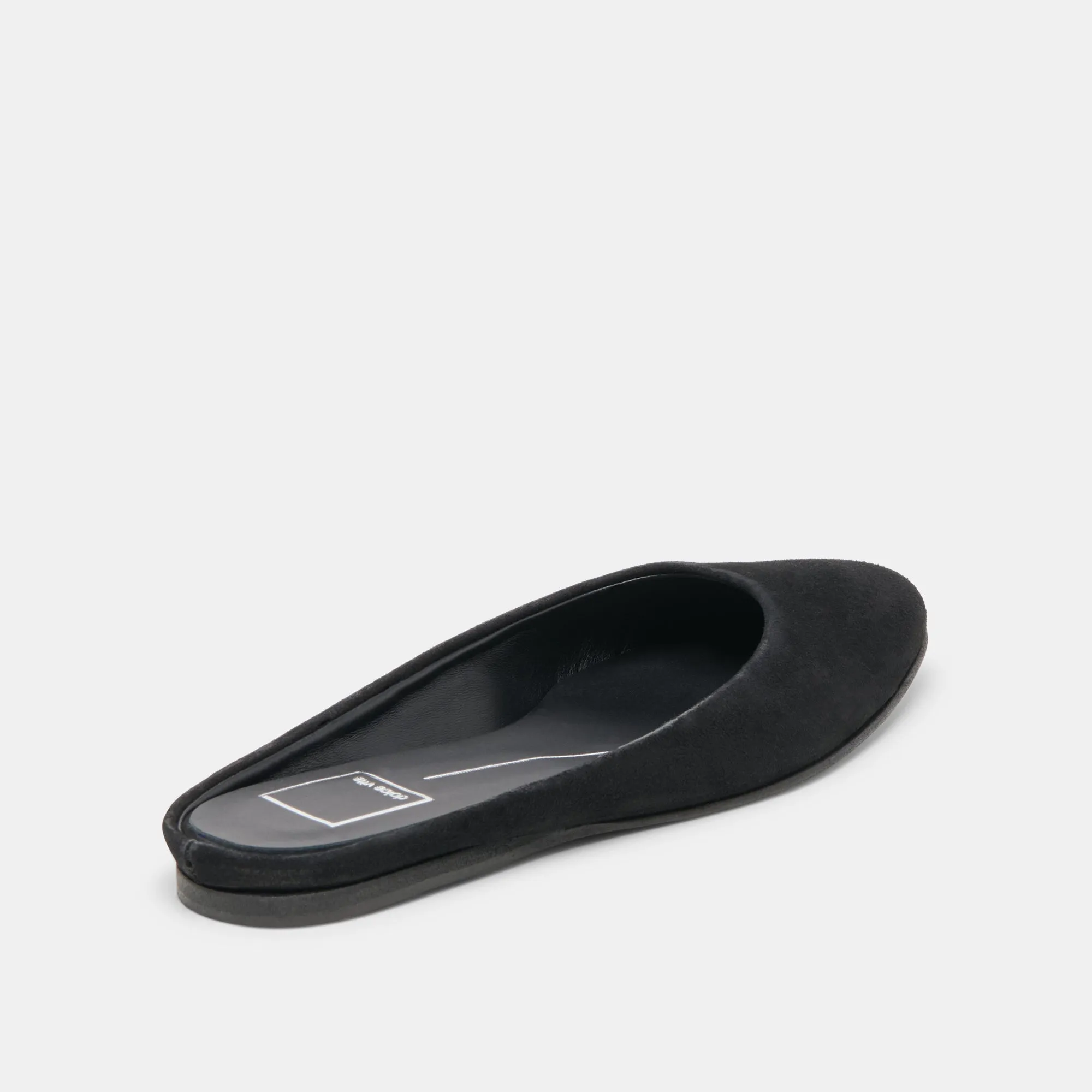 Book Walk Wide Base EILA FLATS ONYX SUEDE