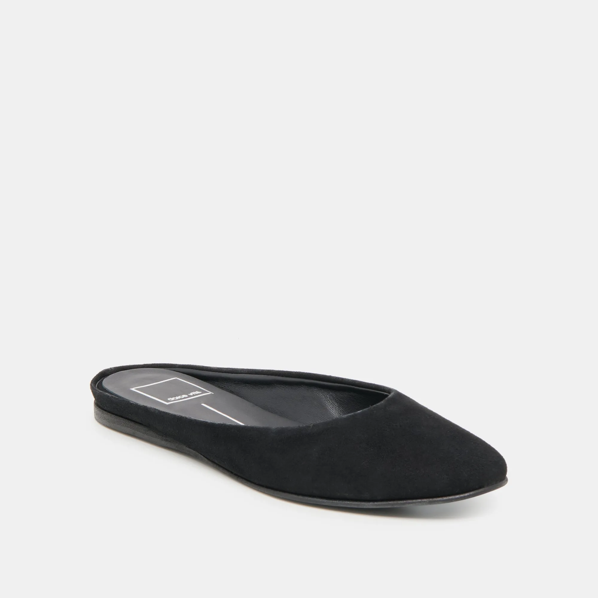 EILA FLATS ONYX SUEDE Silk Feel Hill Walk