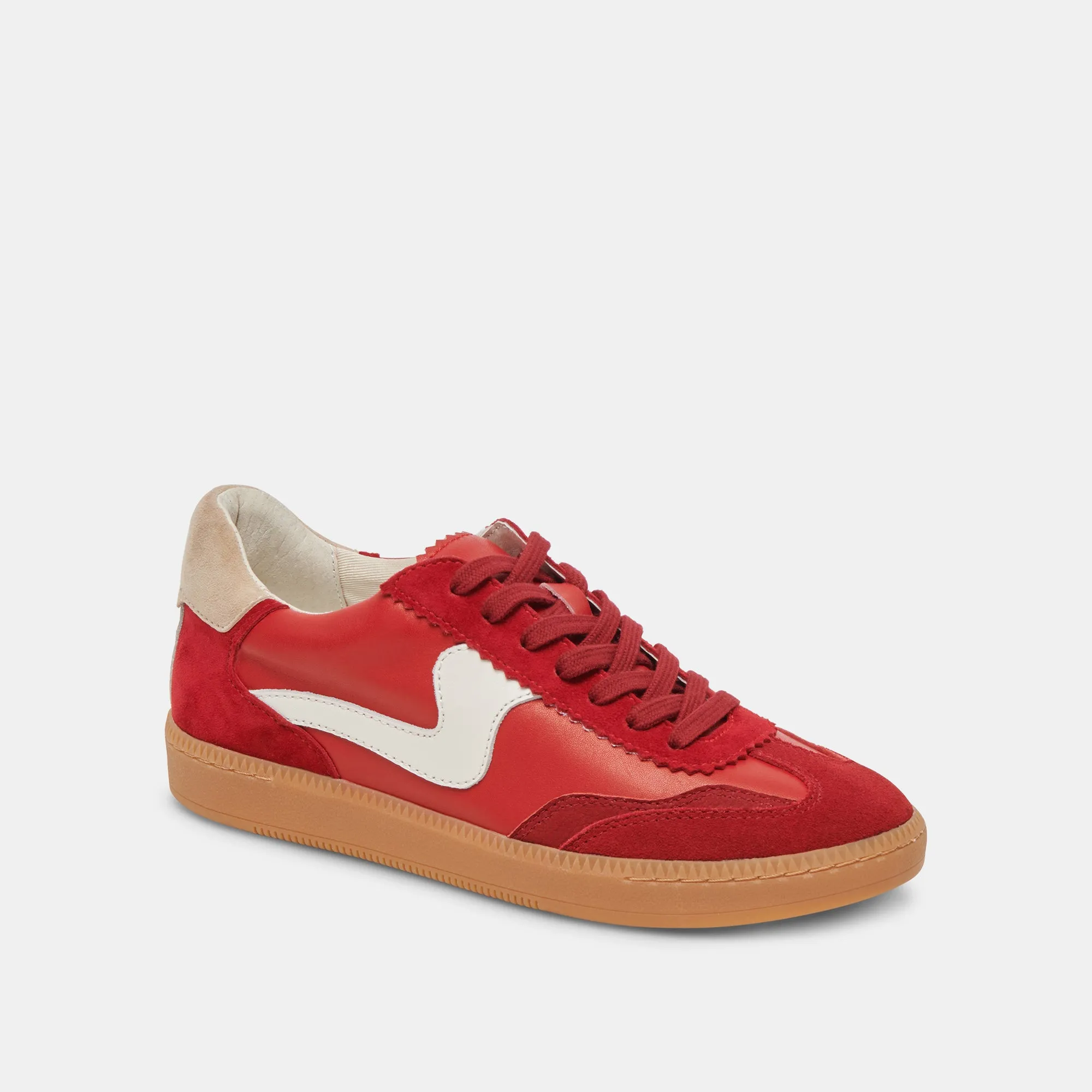 Step Easy NOTICE WIDE SNEAKERS CRIMSON SUEDE