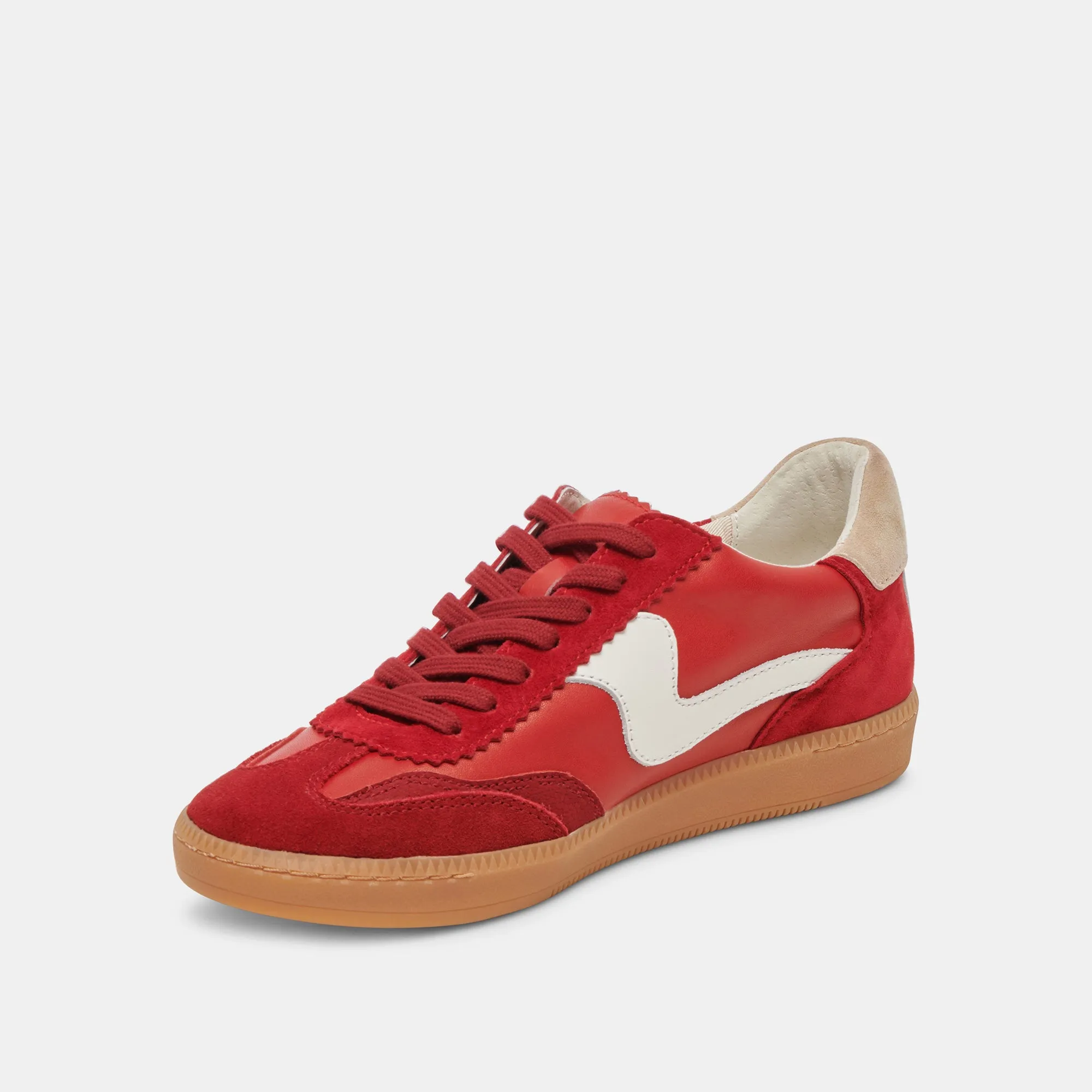 NOTICE WIDE SNEAKERS CRIMSON SUEDE Sculpted materials Performance Mode