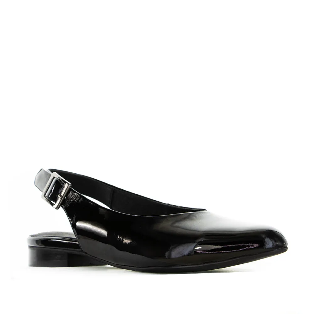 NAKED ARCHES ZODIAC BLACK PATENT Daily Essentials Every Step