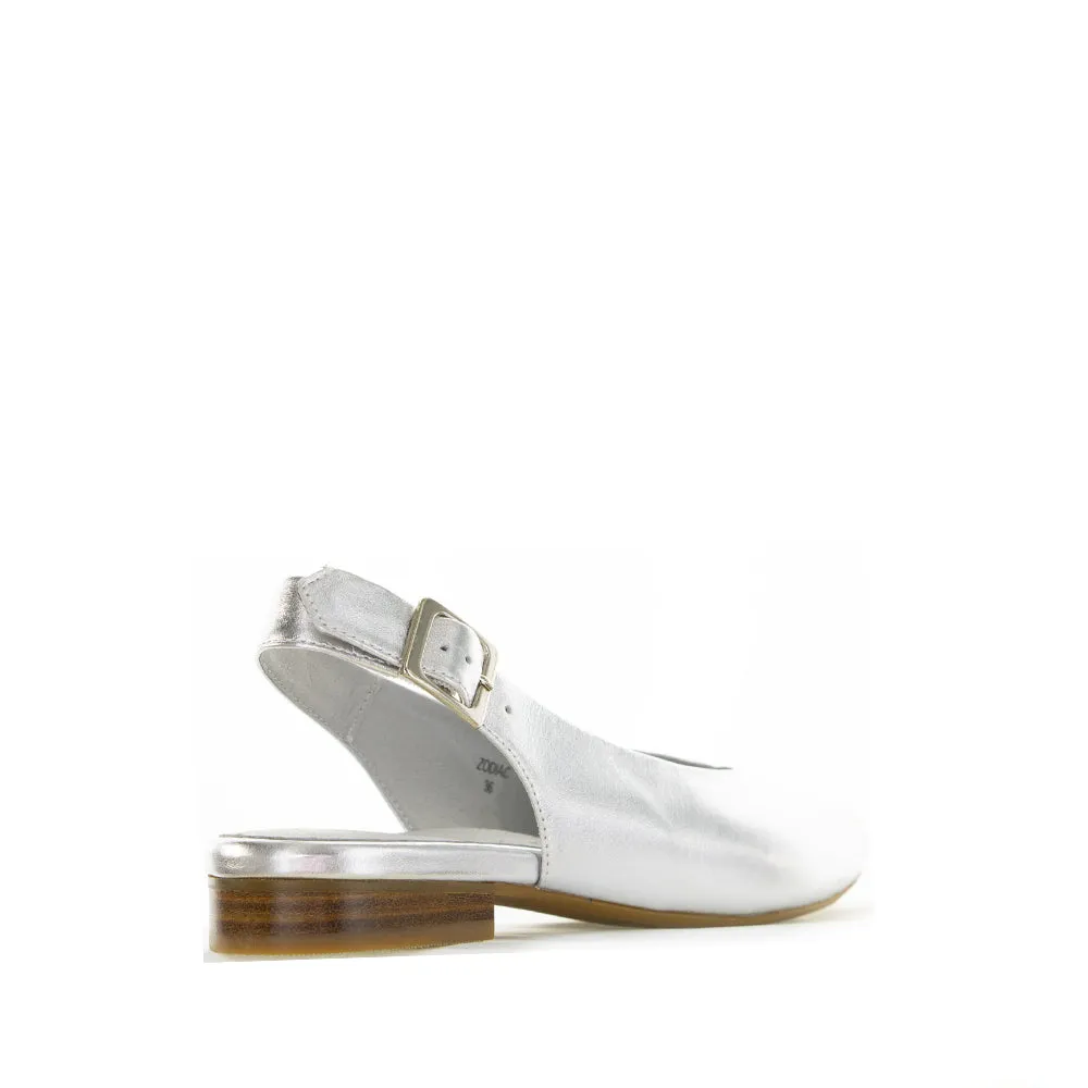 NAKED ARCHES ZODIAC SILVER No Buckle Travel Shoes